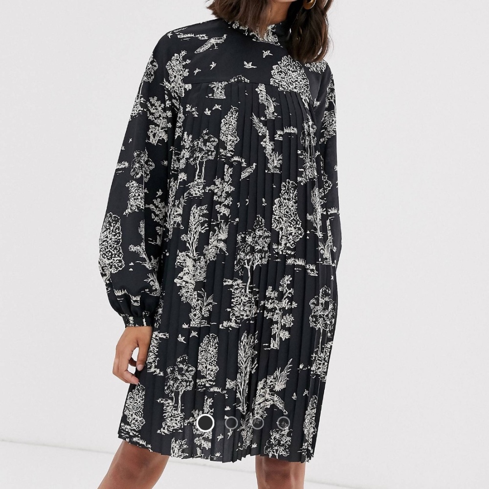 & Other Stories Black Dress